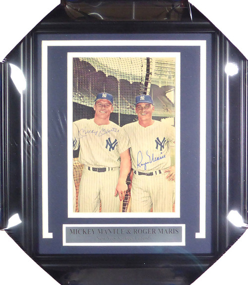 Lot Detail - MICKEY MANTLE AND ROGER MARIS AUTOGRAPHED MANTLE