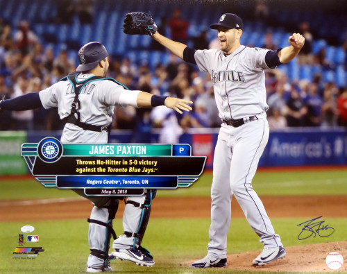 James Paxton Autographed Team Issued Childhood Cancer Awareness