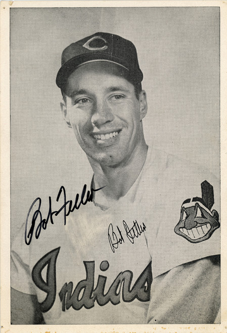 Bob Feller Cleveland Indians 8-7 8x10 Autographed Photo