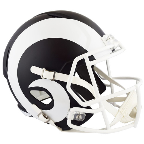 Los Angeles Rams White Matte Authentic Speed Helmet New In Box 25742