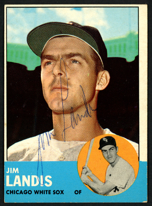 Jim Landis Autographed 1979 Diamond Greats Card #148 Chicago White Sox SKU  #188762 - Mill Creek Sports