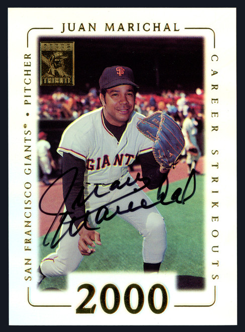 Juan Marichal Autographed 1962 Topps Card #505 San Francisco Giants Puerto  Rico Vintage Signed Twice SGC #AU1002985