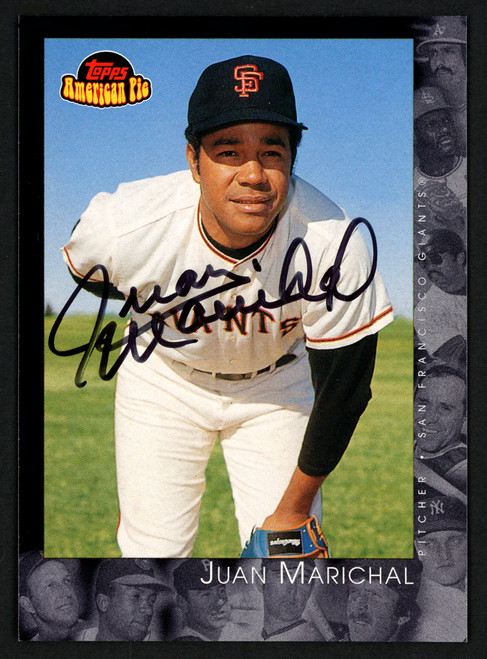 Autographed JUAN MARICHAL 1972 Topps Card - Main Line Autographs