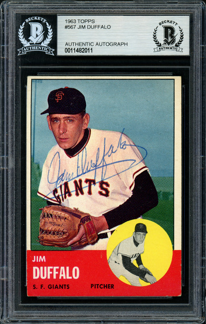 Ron Bryant Autographed 1970 Topps Card #433 San Francisco Giants Beckett  BAS #10540312 - Mill Creek Sports