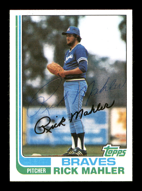 Rick Matula Autographed 1981 Fleer Card #263 Atlanta Braves SKU #166540