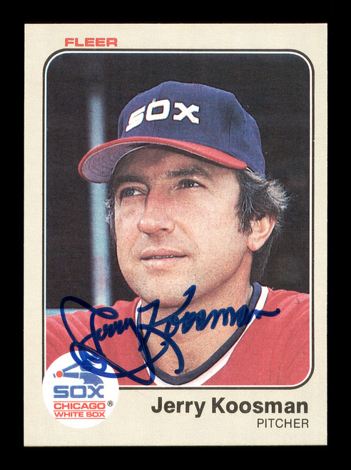 Jerry Koosman Autographed 1983 Donruss Card #39 Chicago White Sox