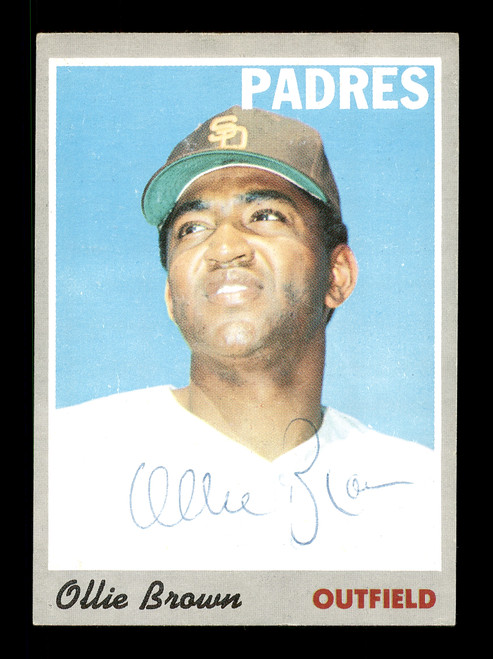 Clarence Gaston Autographed 1970 Topps Card #604 San Diego Padres SKU  #168260