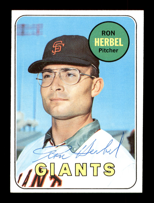 Gaylord Perry Autographed 1969 Topps Card #485 San Francisco Giants SKU  #161797