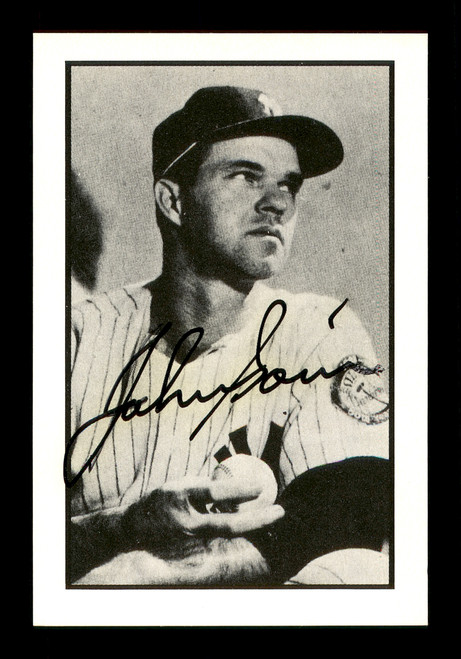 Bill Rigney Autographed 1983 Bowman 1953 Bowman Reprint Card #3 New York  Giants SKU #172227 - Mill Creek Sports