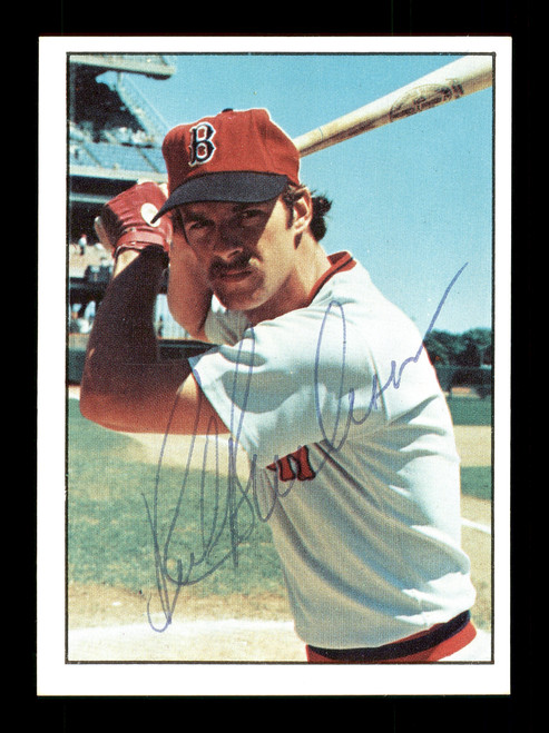 RICK BURLESON Boston Red Sox 1975 Majestic Cooperstown Throwback