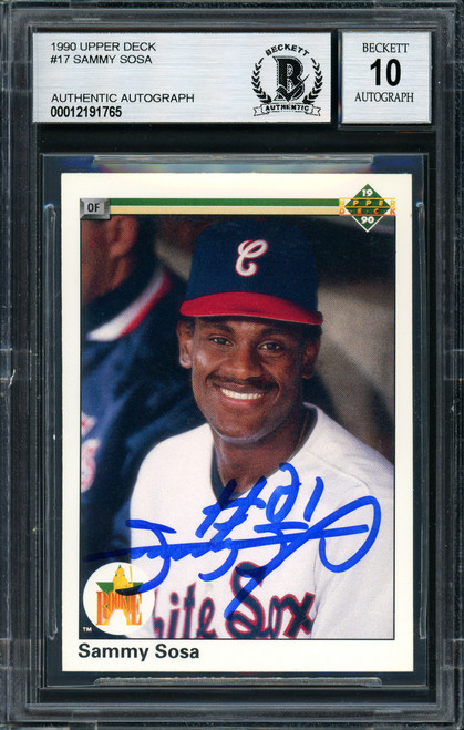 2003 SP Authentic Chirography Sammy Sosa Auto Flash Backs