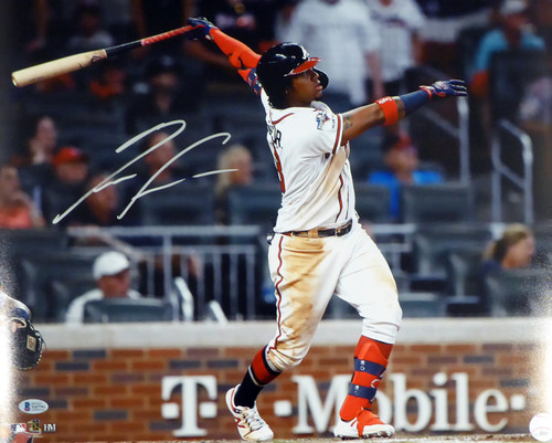 Atlanta Braves' Ronald Acuña, Jr. at Marietta HS youth baseball