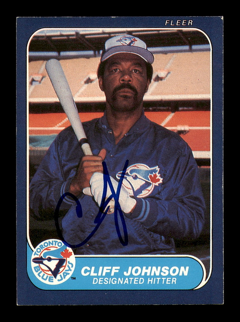 Mookie Wilson Autographed 1991 Fleer Ultra Card #372 Toronto Blue Jays SKU  #183504 - Mill Creek Sports