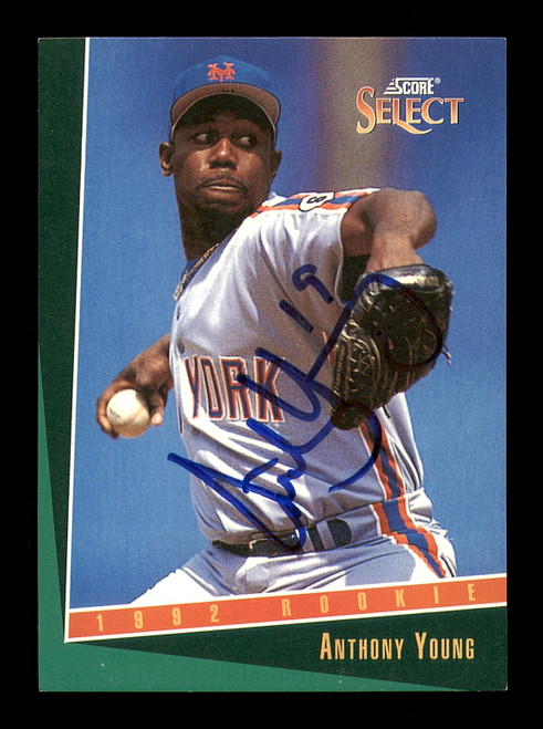 John Franco Autographed 1993 Score Select Card #167 New York Mets