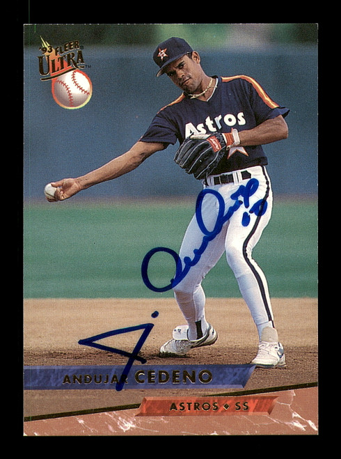 1992 Fleer #430 Andujar Cedeno VG Houston Astros - Under the Radar