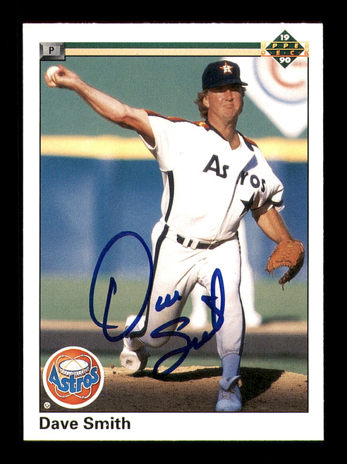 Dave Smith Autographed Signed Houston Astros 1988 Fleer Card #457