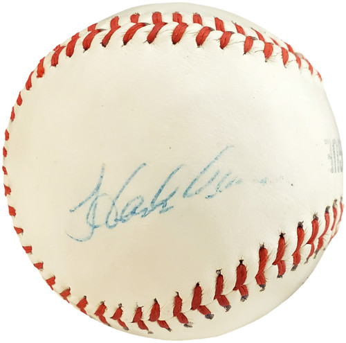 Hank Aaron VINTAGE Rawlings American League 70's Signed Autographed  Baseball SGC