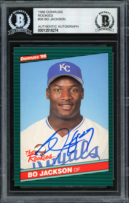 Lot Detail - 1986 BO JACKSON (ROOKIE YEAR) KANSAS CITY ROYALS GAME