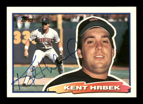 Kent Hrbek Autographed 1988 Topps Big Card #84 Minnesota Twins SKU #188113  - Mill Creek Sports
