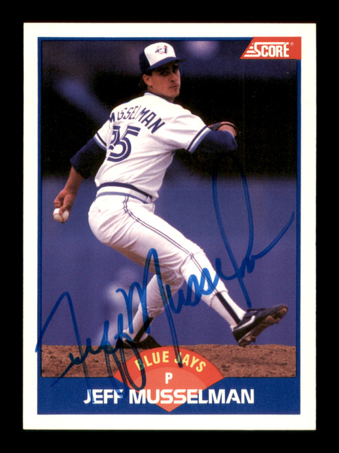 George Bell Autographed 1988 Score Card #540 Toronto Blue Jays SKU #188424  - Mill Creek Sports