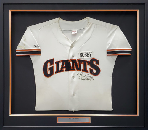 San Francisco Giants Willie Mays Autographed Framed White