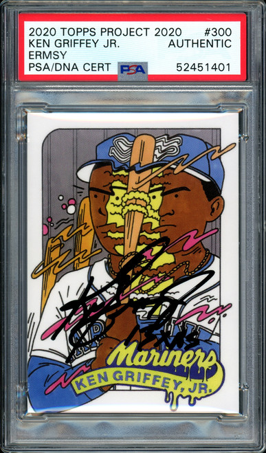 Ken Griffey Jr. Autographed Topps Project 2020 Ermsy Card #300