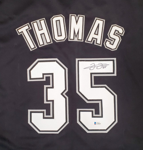 Chicago White Sox Frank Thomas Autographed White Nike Jersey Size L Beckett  BAS Witness Stock #215874 - Mill Creek Sports