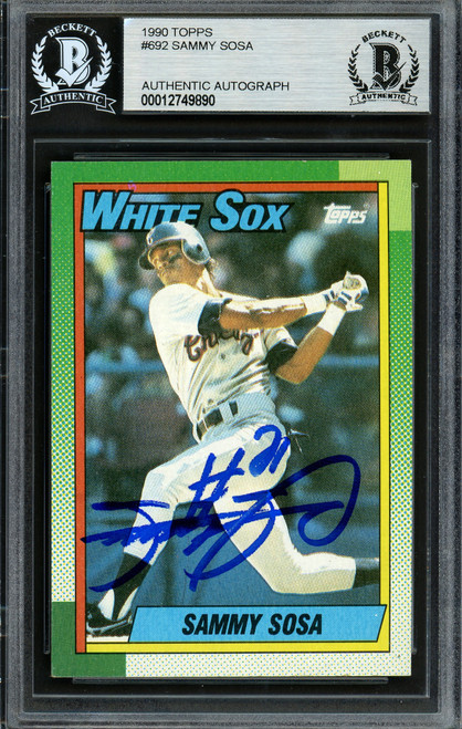 【topps 】 SAMMY SOSA サミー ソーサ AUTO 25シリ SAMMY SOSA 2025 Topps Series 2 AUTO 1990 All Stars 15/25