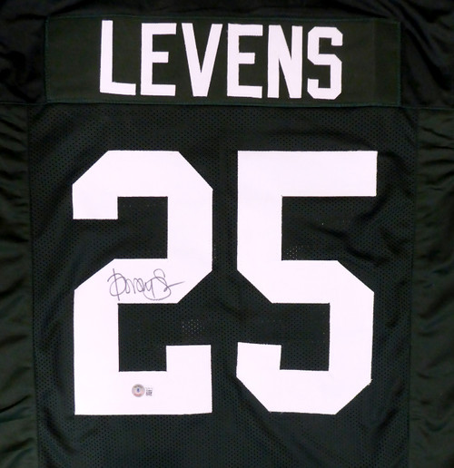 Dorsey Levens Authentic Signed Green Pro Style Framed Jersey BAS