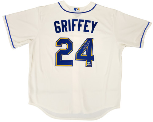 Seattle Mariners Ken Griffey Jr. Autographed Gray Nike Jersey Size XL  Beckett BAS & MCS Holo Stock #194787 - Mill Creek Sports