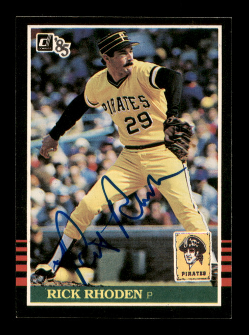 Lee Mazzilli Autographed 1985 Donruss Card #386 Pittsburgh Pirates SKU  #195544