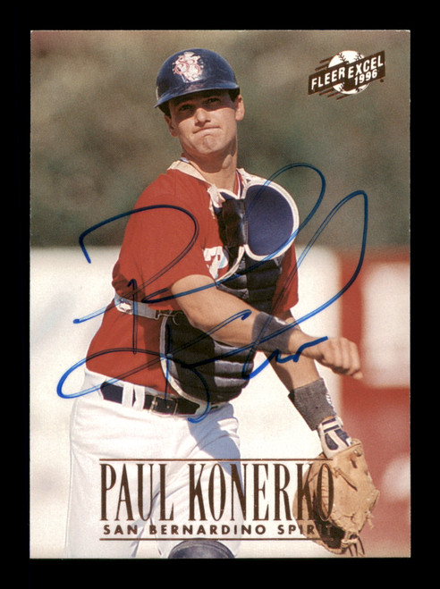 Paul Konerko Autographed Signed 1996 Bowman Dodgers Rookie Card