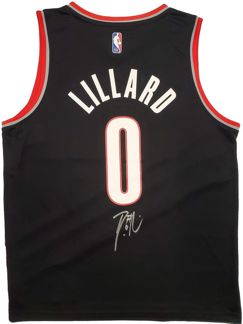 Damian lillard サイン　ユニフォーム Portland Trail Blazers Damian Lillard Autographed White Fanatics