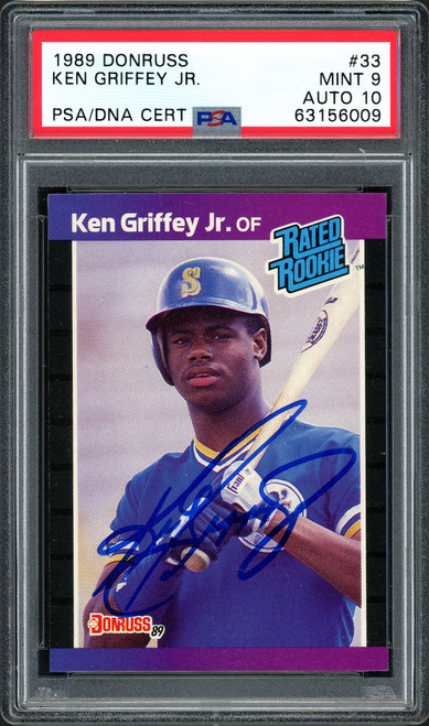 Ken Griffey Jr. Signed 1989 Seattle Mariners Rookie Game Model Jersey Psa  Dna Auction
