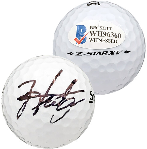 プロゴルファーサイン HIDEKI GOLF GARDEN Hideki Matsuyama Autographed Titleist Masters Logo Pro V1