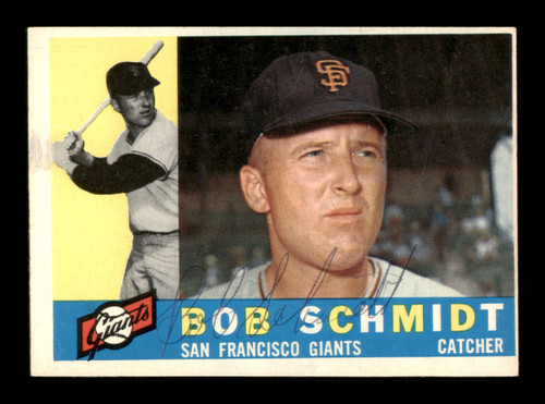 Bob Schmidt Autographed 1960 Topps Card #501 San Francisco