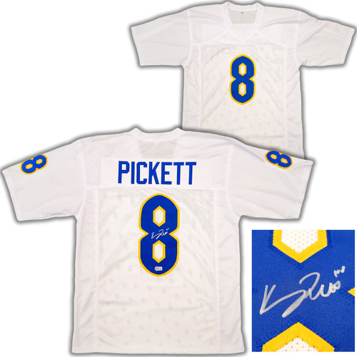 Kenny Pickett Pittsburgh Panthers Autographed Blue Jersey w/Yellow Number