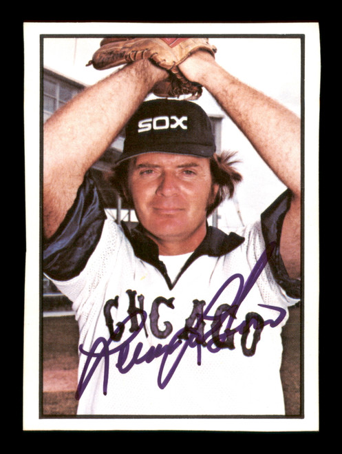 Junior Moore Autographed 1978 SSPC Card #159 Chicago White Sox SKU #204545