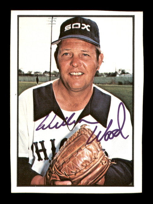 Sold at Auction: 1974 Wilbur Wood Chicago White Sox professional