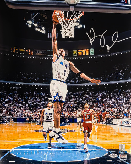 Lids Penny Hardaway Orlando Magic Fanatics Authentic Framed Autographed 20  x 24 In Focus Photograph