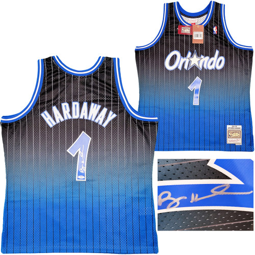 Lids Penny Hardaway Orlando Magic Fanatics Authentic Framed Autographed 20  x 24 In Focus Photograph