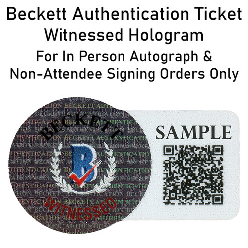 Autograph Encapsulation  Beckett Authentication Services