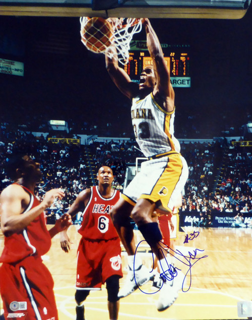 Antonio Davis Autographed 16x20 Photo Indiana Pacers Beckett BAS
