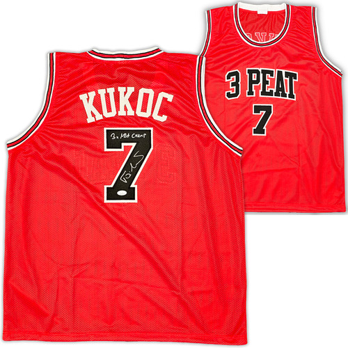 Chicago Bulls Toni Kukoc Autographed Black Jersey 3x NBA Champ JSA Stock  #215750 - Mill Creek Sports