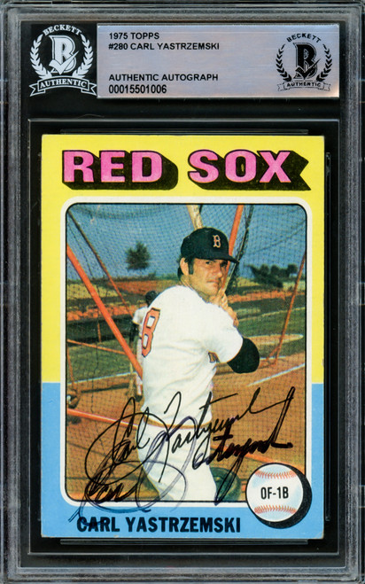 Lot Detail - 1975 Carl Yastrzemski Game Worn Boston Red Sox Home