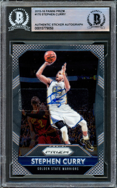 Stephen Curry Autographed 2016-17 Panini Prizm Card #281 Golden State  Warriors Beckett BAS Stock #216843 - Mill Creek Sports