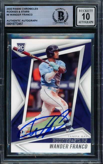 wander franco mesa 直筆サインカード　MLB 野球　ルーキー Wander Franco Autographed 2022 Topps Opening Day Rookie Card