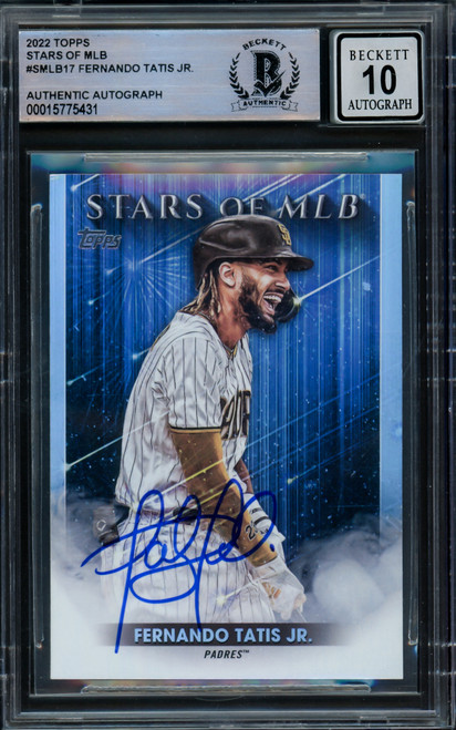 Fernando Tatis Jr. Autographed 2022 Topps Stars of MLB Card #SMLB 