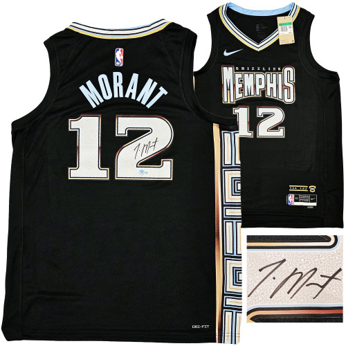 NIKE NBA MEMPHIS GRIZZLIES JA MORANT CLASSIC EDITION SWINGMAN JERSEY BLACK  for £85.00