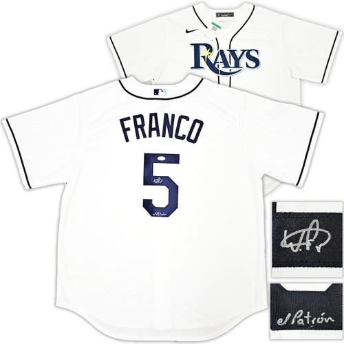 Tampa Bay Rays Wander Franco Gray Replica Jersey